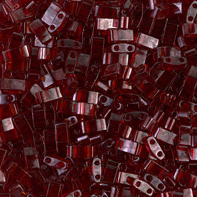 MIYUKI Half Tila Bead - HTL 304 - Garnet Gold Luster - 10 gms