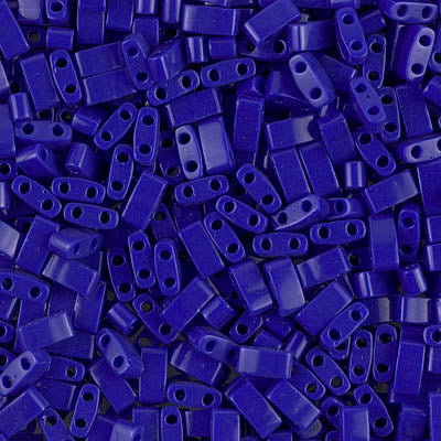 MIYUKI Half Tila Bead - HTL 414 - Opaque Cobalt - 10 gms