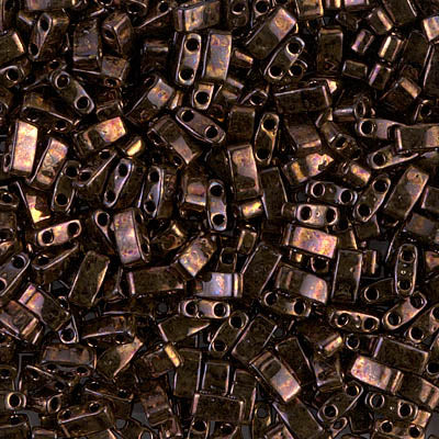 MIYUKI Half Tila Bead - HTL 457B- Metallic Dark Raspberry - 10 gms