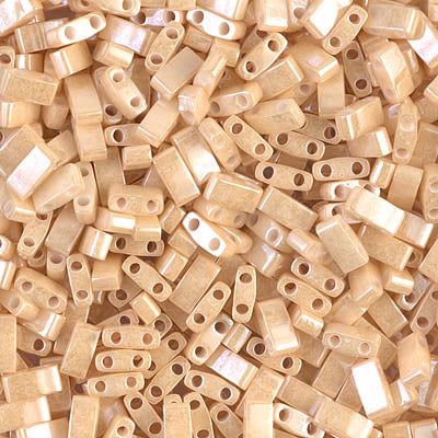 MIYUKI Half Tila Bead - HTL 593 - Light Caramel Ceylon - 10 gms