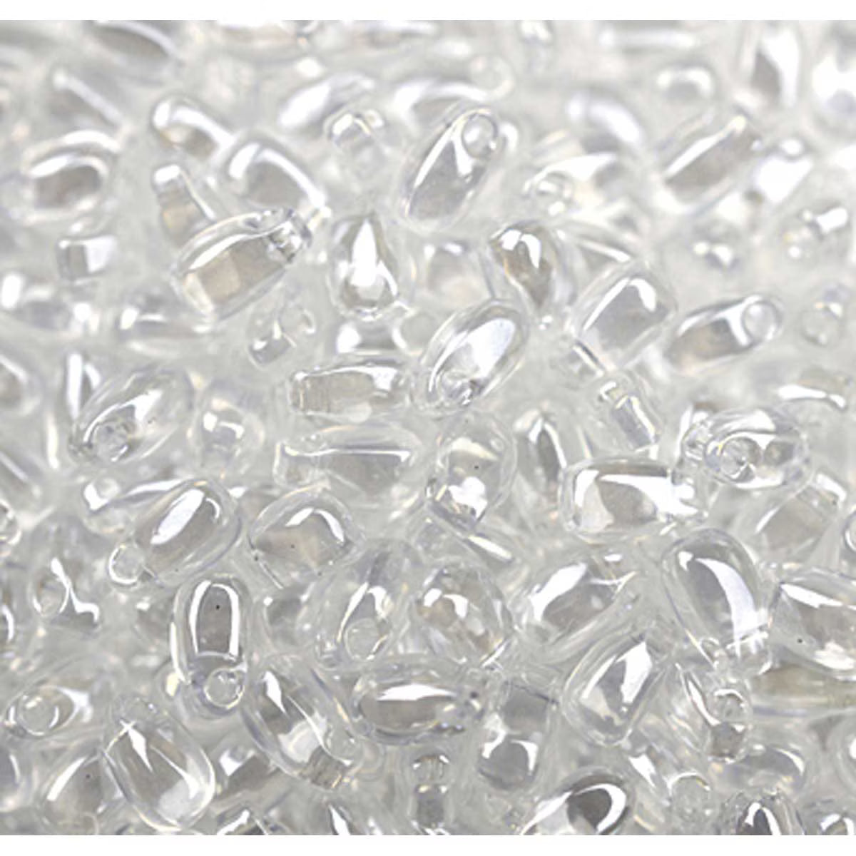 Miyuki Long Drops - 3 x 5.5mm - Crystal Luster