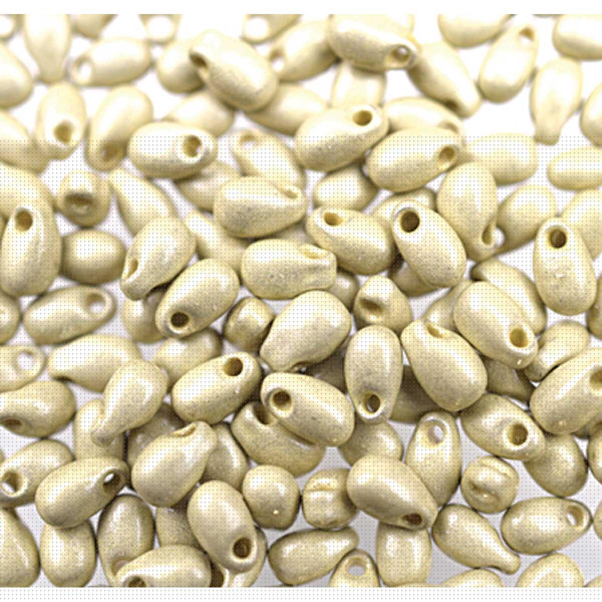 Miyuki Long Drops - 3 x 5.5mm - Galvanized Silver Matte - 10 grams