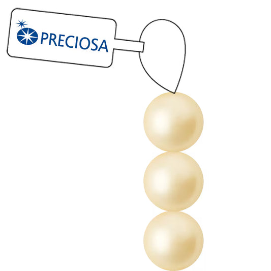 PRECIOSA 4mm Pearls - Vanilla - 1 Strand - 31 pcs