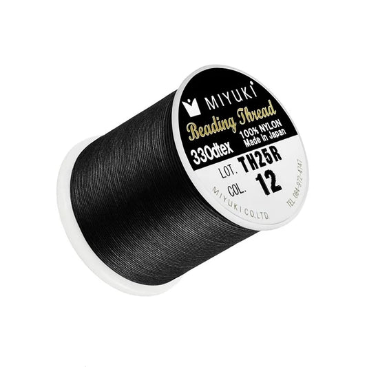 MIYUKI Nylon Beading Thread # 12 - Black