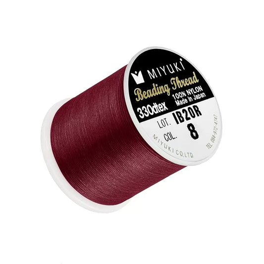 MIYUKI Nylon Beading Thread # 8 - Red