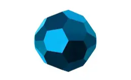 Swarovski 5000 Round - 6mm - Metallic Blue - 20 pcs
