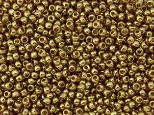 TOHO #11 Seeds - 421 - Gold Lustered Transparent Pink - 10 gms