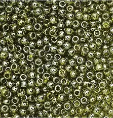 TOHO #11 Seeds - 457 - Gold Lustered Green Tea - 10 gms