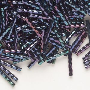 Matsuno 12mm Twisted Bugles - Opaque Iris Blue - 10 grams