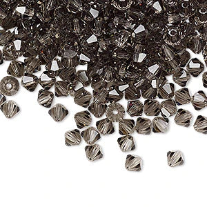 PRECIOSA 3mm Bicones - Black Diamond - 144 pcs ( 1 gross)