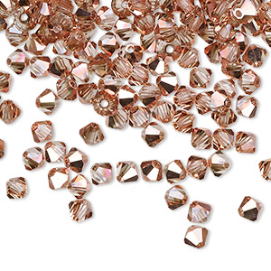PRECIOSA 4mm Bicones - Capri Gold - 144 pcs ( 1 gross)