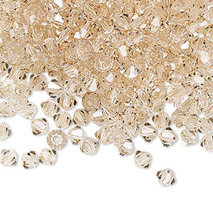 PRECIOSA 3mm Bicones - Honey - 144 pcs ( 1 gross)