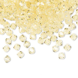 PRECIOSA 3mm Bicones - Jonquil - 144 pcs ( 1 gross)