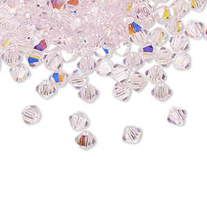 PRECIOSA 4mm Bicones - Pink Sapphire AB - 144 pcs ( 1 gross)