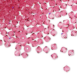 PRECIOSA 4mm Bicones - Rose - 144 pcs ( 1 gross)