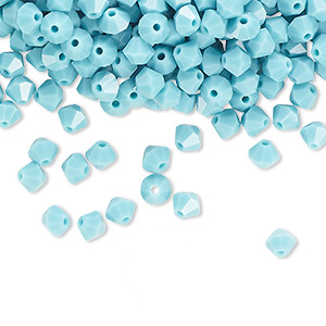 PRECIOSA 4mm Bicones - Turquoise - 144 pcs ( 1 gross)