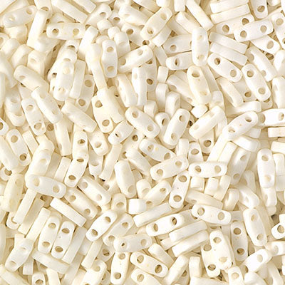 MIYUKI Quarter Tila Bead - QTL 2021 - Matte Opaque Cream - 10 gms