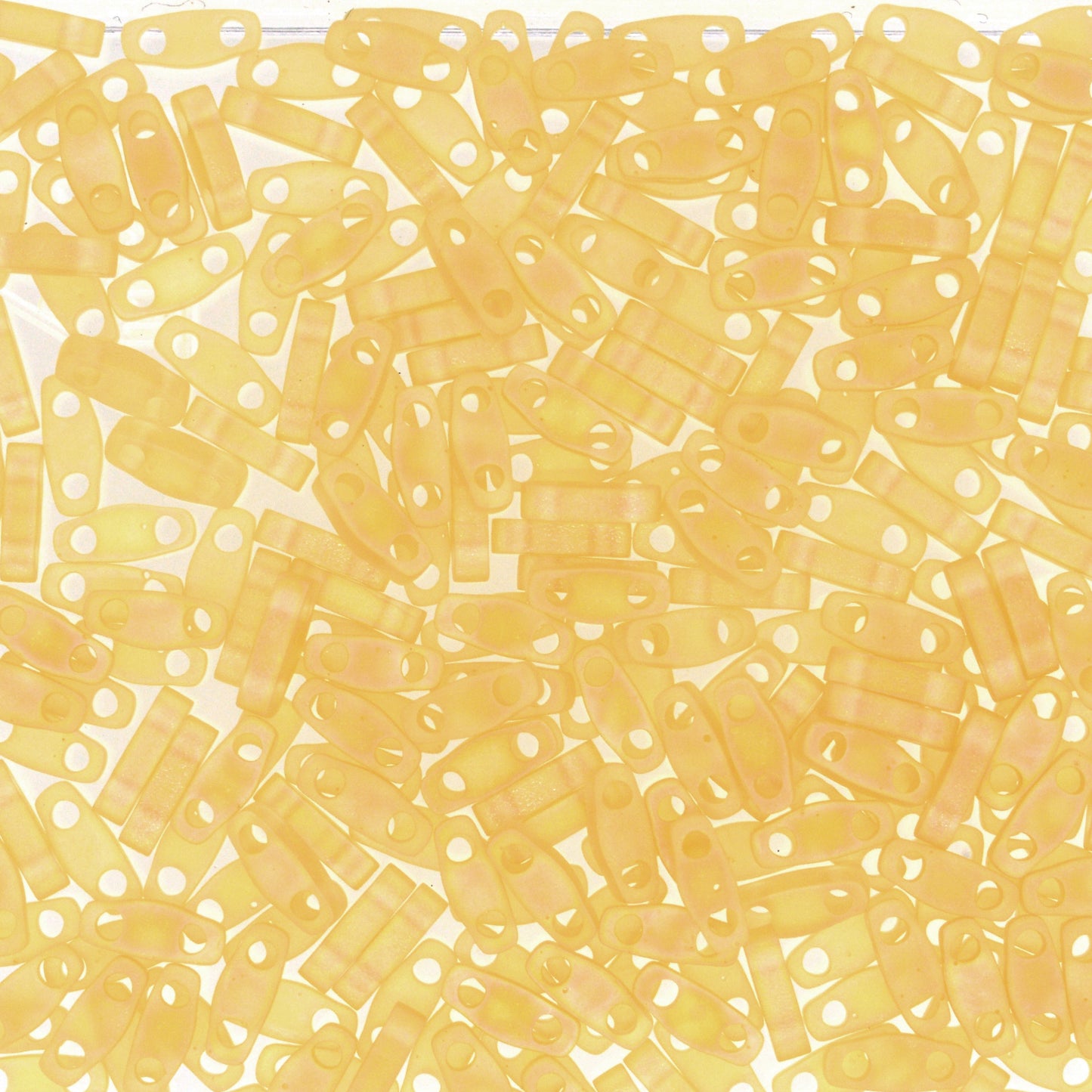MIYUKI Quarter Tila Bead - QTL 132FR - Matte Transparent Light Topaz AB - 10 gms
