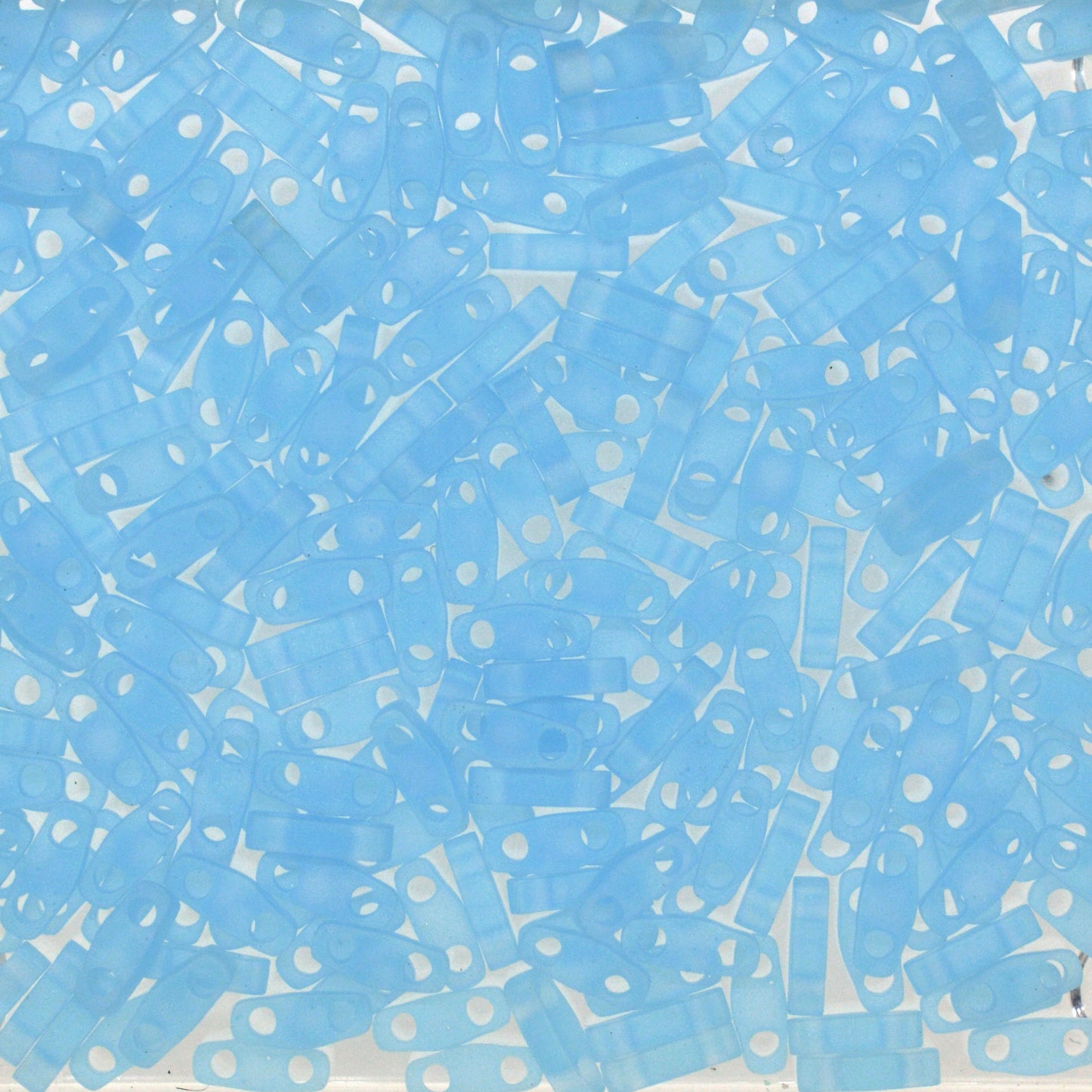 MIYUKI Quarter Tila Bead - QTL 148FR - Matte Transparent Light Blue AB - 10 gms