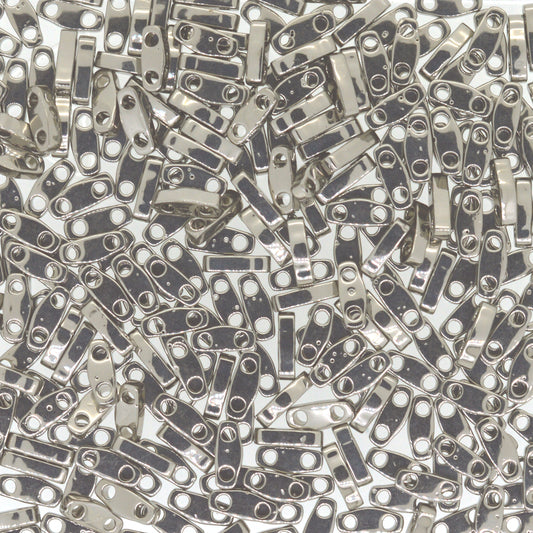 MIYUKI Quarter Tila Bead - QTL 190 - Nickle Plated - 10 gms