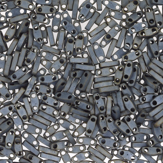 MIYUKI Quarter Tila Bead - QTL 2002 - Matte Metallic Silver Grey - 10 gms