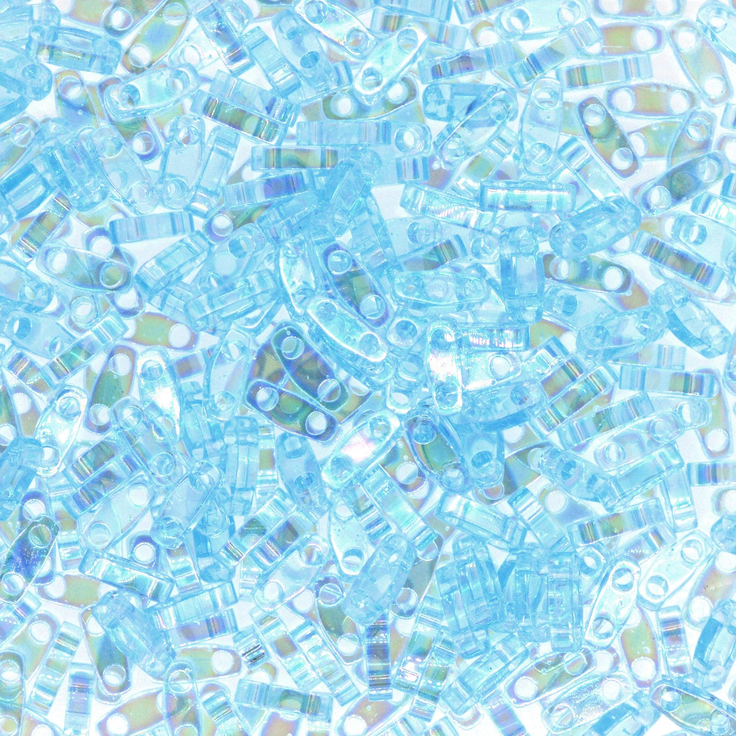 MIYUKI Quarter Tila Bead - QTL 260 - Transparent Aqua AB - 10 gms