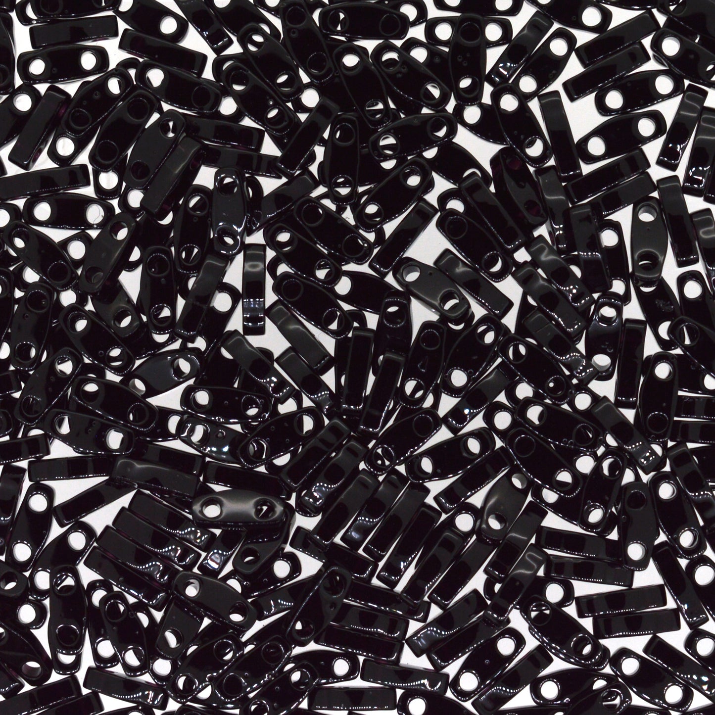 MIYUKI Quarter Tila Bead - QTL 401 - Black - 10 gms
