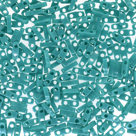 MIYUKI Quarter Tila Bead - QTL 412 - Opaque Turquoise - 10 gms
