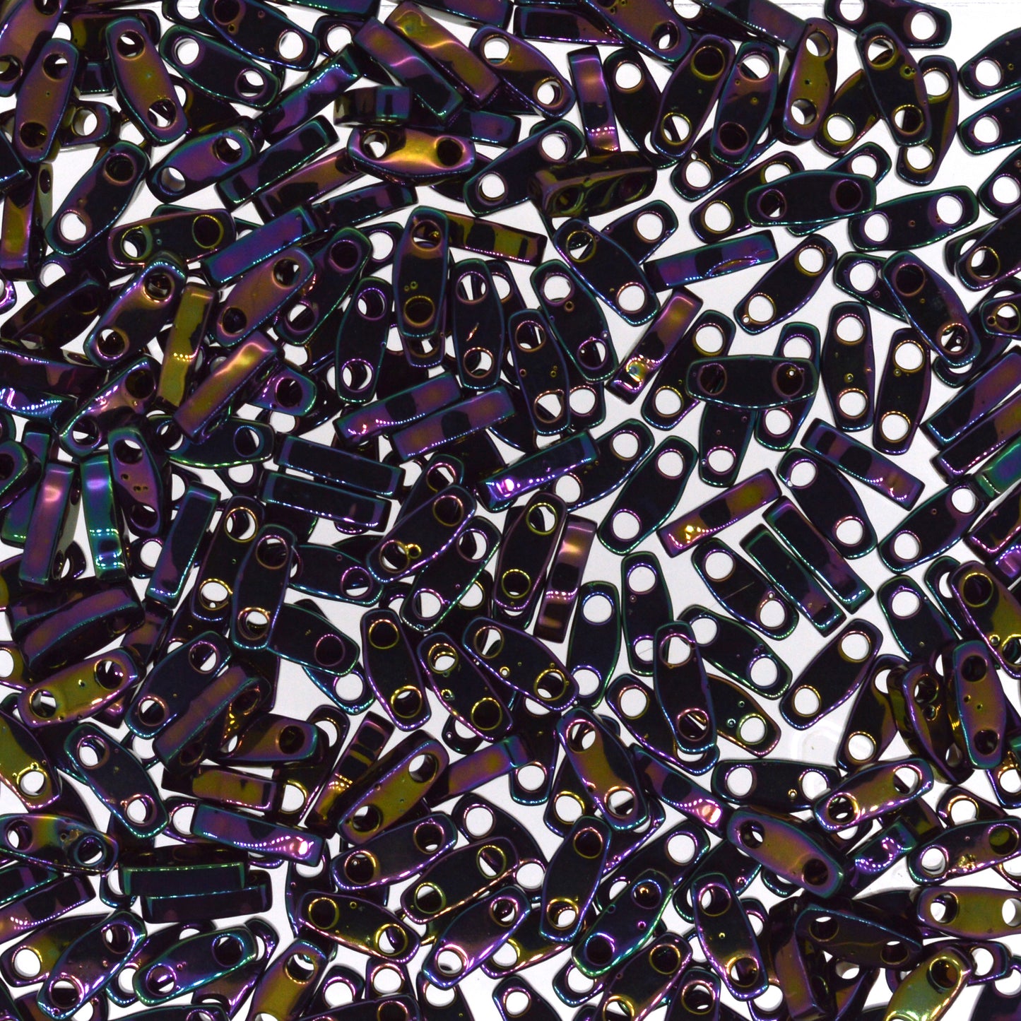 MIYUKI Quarter Tila Bead - QTL 454 - Metallic Purple Iris - 10 gms