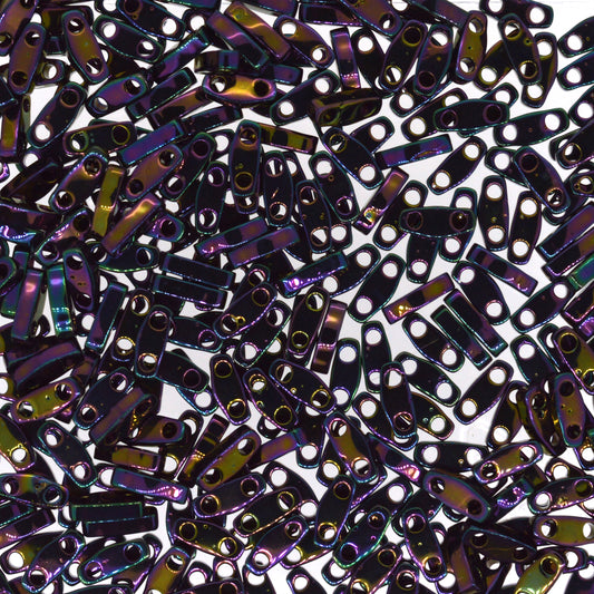 MIYUKI Quarter Tila Bead - QTL 454 - Metallic Purple Iris - 10 gms
