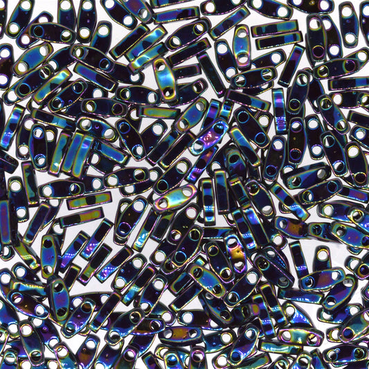 MIYUKI Quarter Tila Bead - QTL 455 - Medium Blue Iris - 10 gms