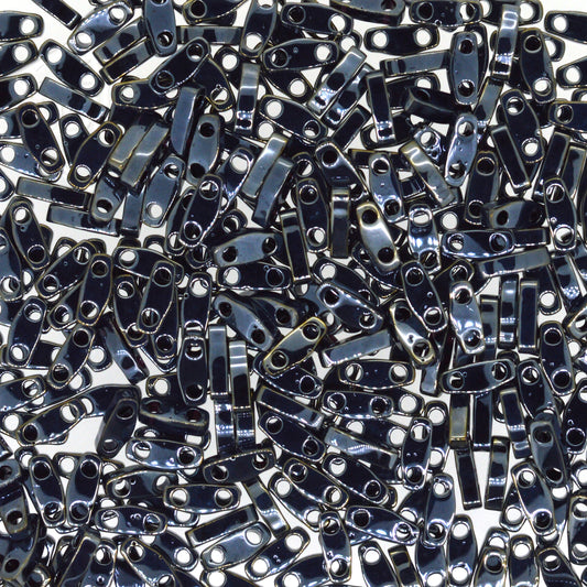 MIYUKI Quarter Tila Bead - QTL 464 - Metallic Light Gunmetal - 10 gms