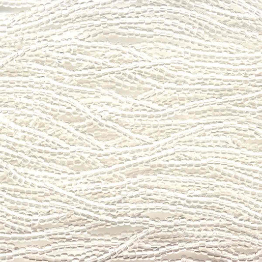 Preciosa #11 Seed Bead Hanks - Crystal - 18 grams approx