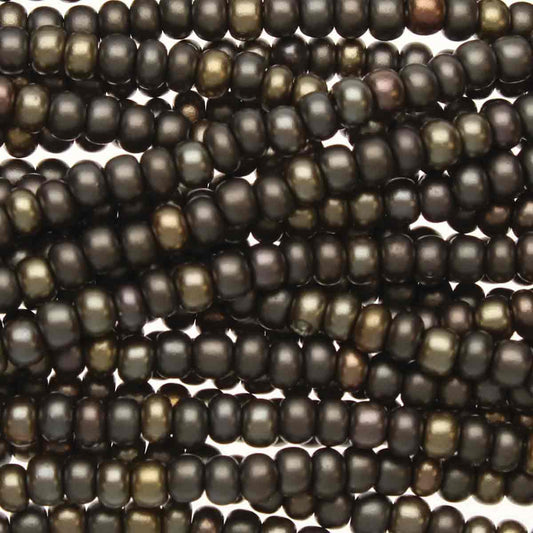 Preciosa #11 Seed Bead Hanks - Grey Rainbow - 18 grams