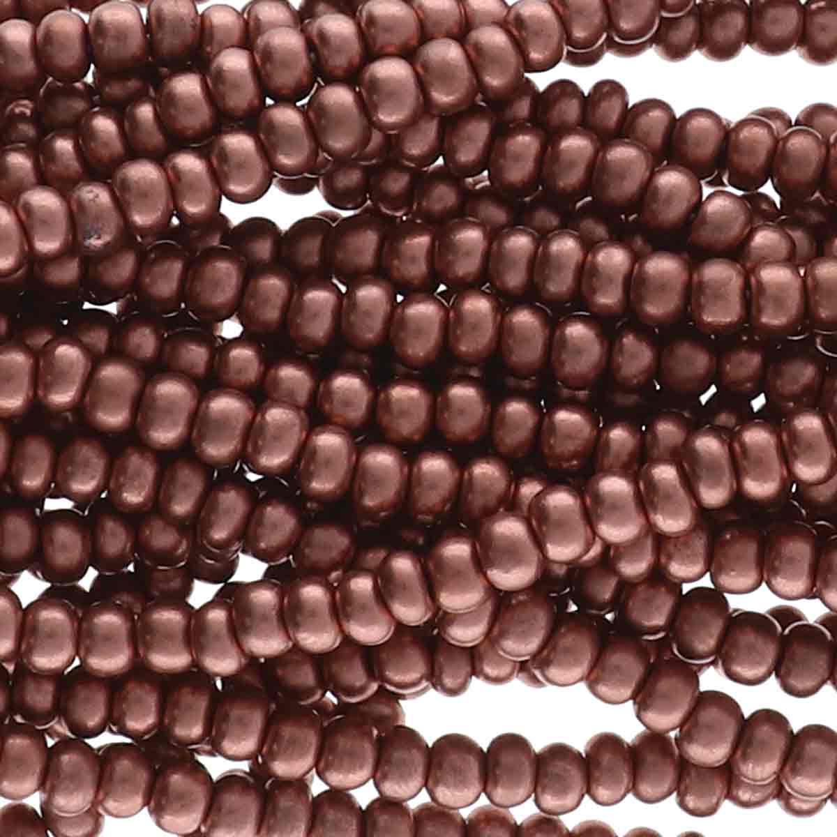 Preciosa #11 Seed Bead Hanks - Bronze Copper - 18 grams