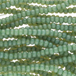 Preciosa #11 Seed Bead Hanks - Jade Opal Solgel - 18 grams