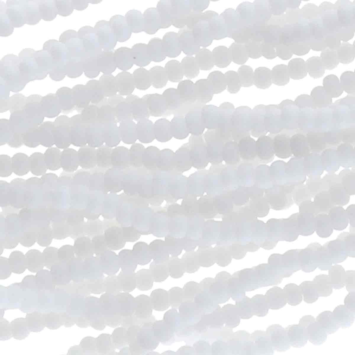 Preciosa #11 Seed Bead Hanks - Chalk Matte - 18 grams