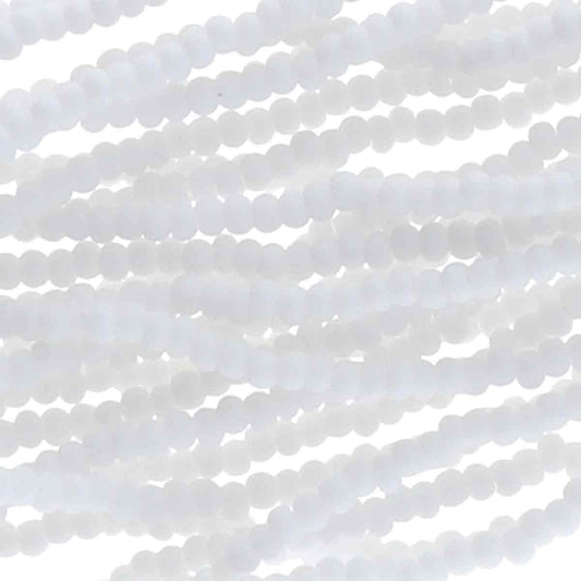 Preciosa #11 Seed Bead Hanks - Chalk Matte - 18 grams