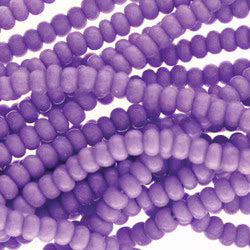 Preciosa #11 Seed Bead Hanks - Plum Opaque Solgel - 18 grams
