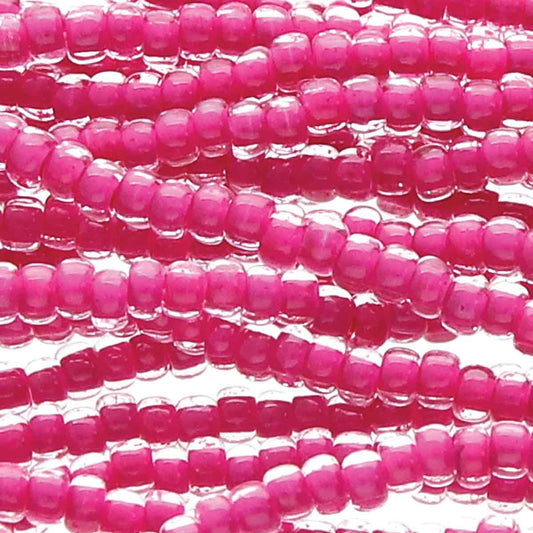 Preciosa #11 Seed Bead Hanks - Terra Intensive Pink - 18 grams