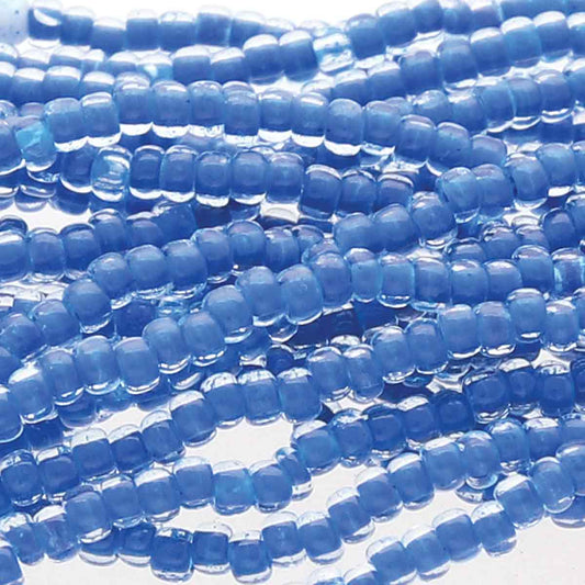 Preciosa #11 Seed Bead Hanks - Terra Intensive Blue - 18 grams