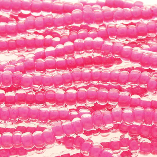 Preciosa #11 Seed Bead Hanks - Terra Intensive Magenta - 18 grams