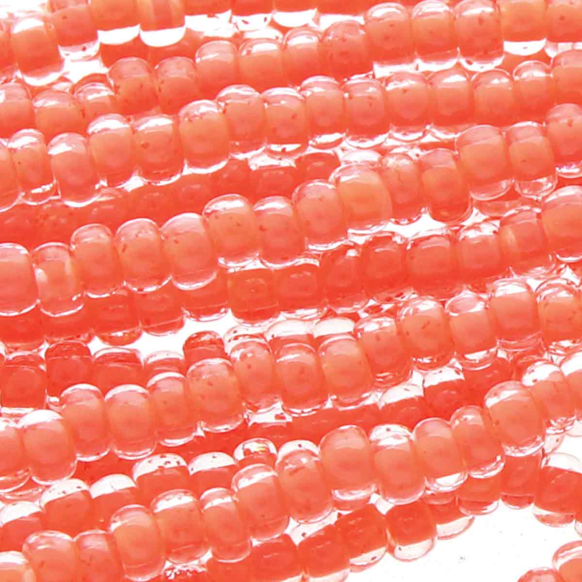 Preciosa #11 Seed Bead Hanks - Terra Intensive Orange - 18 grams