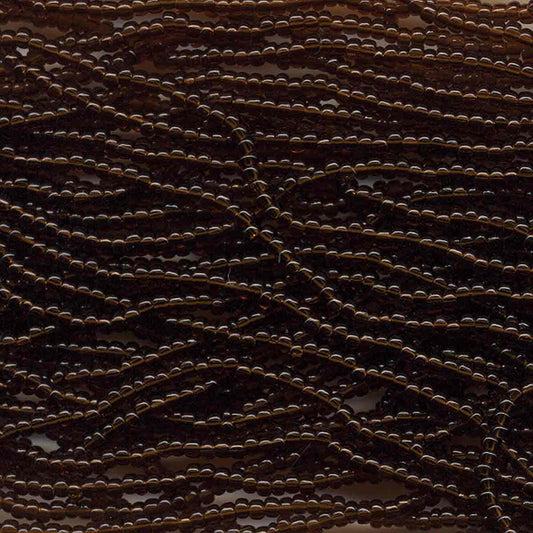 Preciosa #11 Seed Bead Hanks - Dark Topaz - 18 grams