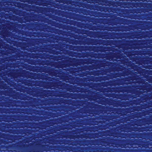 Preciosa #11 Seed Bead Hanks - Transparent Sapphire - 18 grams