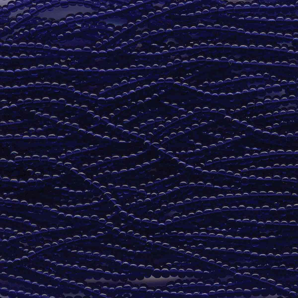 Preciosa #11 Seed Bead Hanks - Dark Sapphire - 18 grams