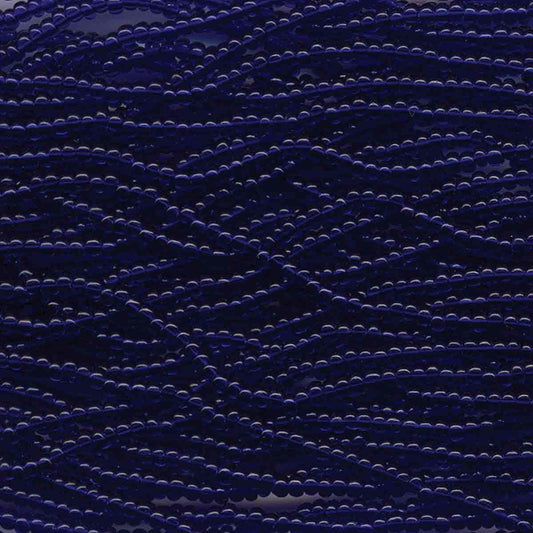 Preciosa #11 Seed Bead Hanks - Dark Sapphire - 18 grams