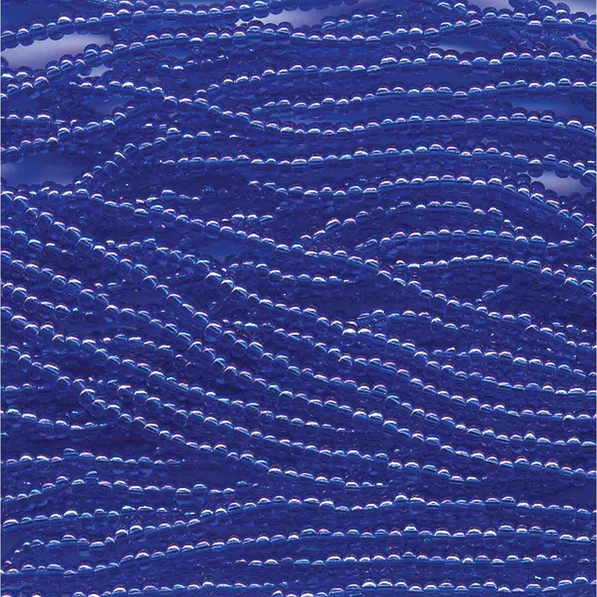 Preciosa #11 Seed Bead Hanks - Sapphire AB - 18 grams
