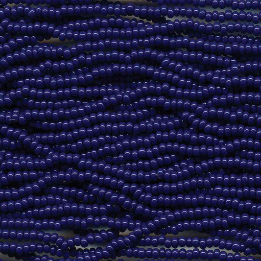 Preciosa #11 Seed Bead Hanks - Navy Blue - 18 grams