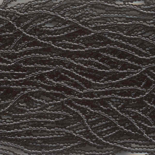 Preciosa #11 Seed Bead Hanks - Black Diamond - 18 grams